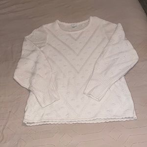 Comfy cream sweater size large